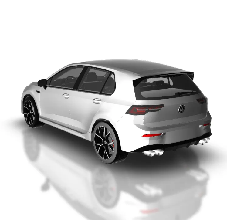 Vehicles & Machinery STL Download - Volkswagen Golf R 2021by 3DCARSALON