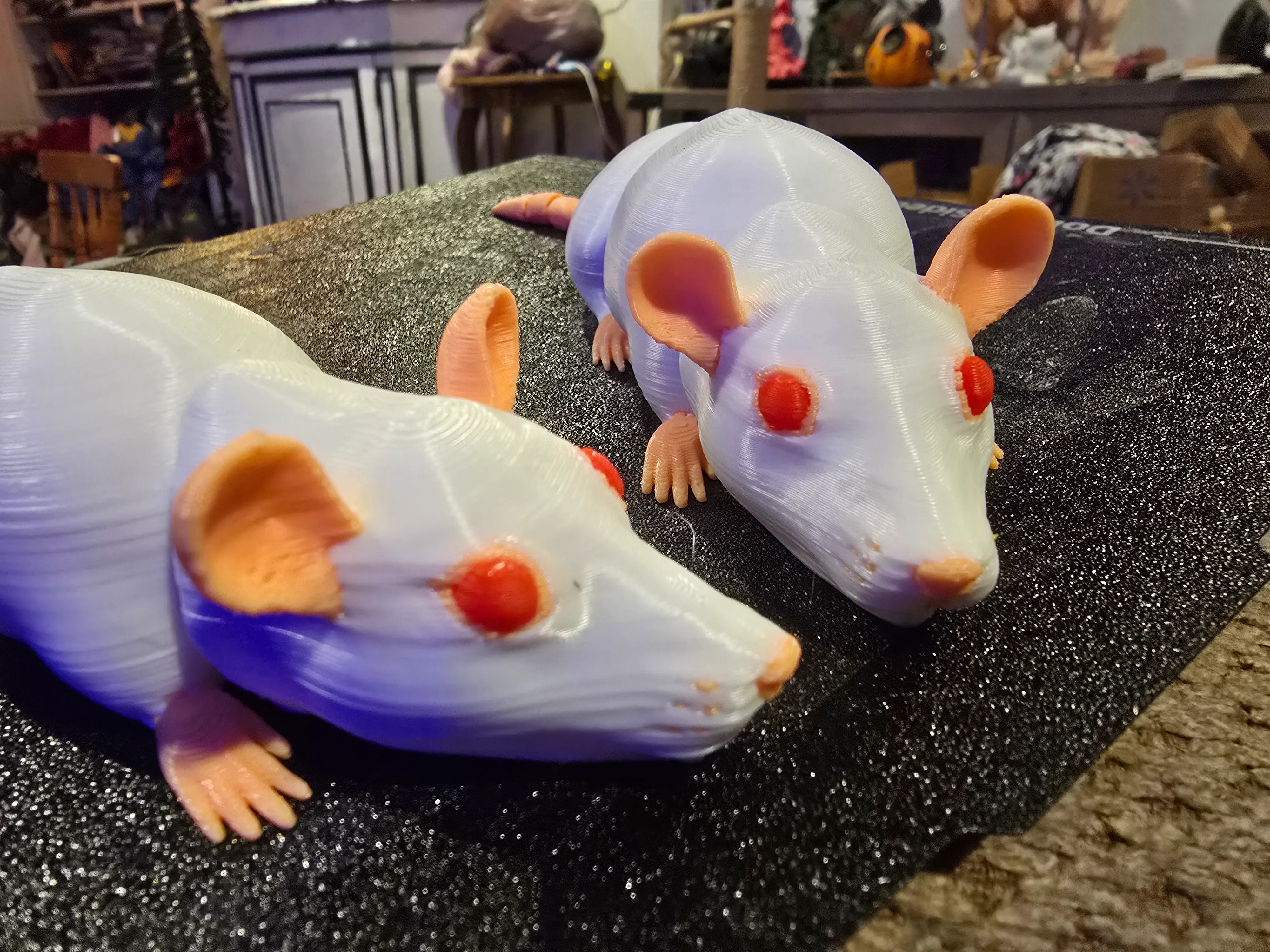 Articulated realistic rat