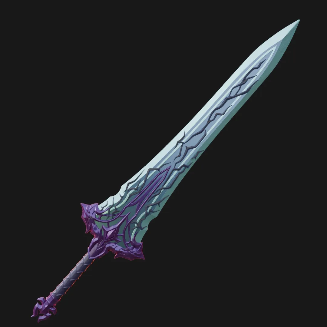 Demon King's Longsword Solo Leveling Arise Fan Art