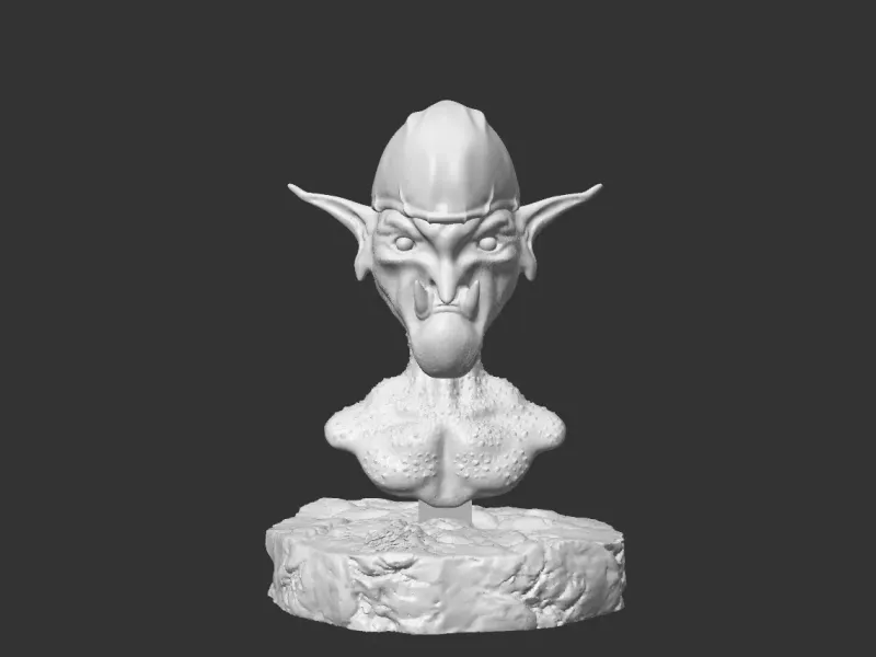 Busto de goblin