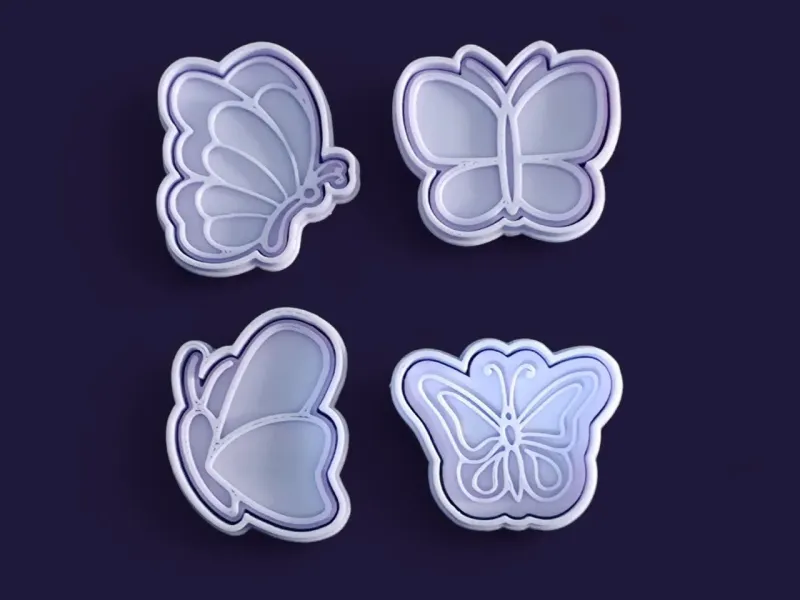 CORTANTES + ESTAMPAS MARIPOSA / BUTTERFLY CUTTERS + STAMPS