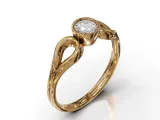 Bezel Set Engagement Ring-1
