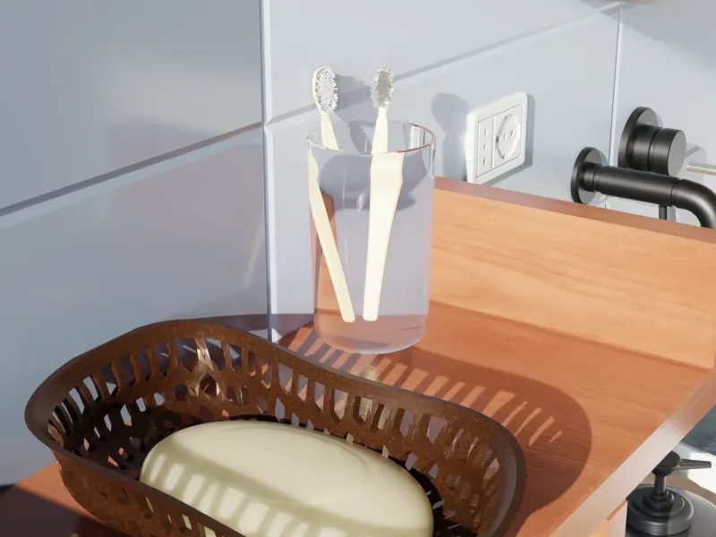 Organic soap holder