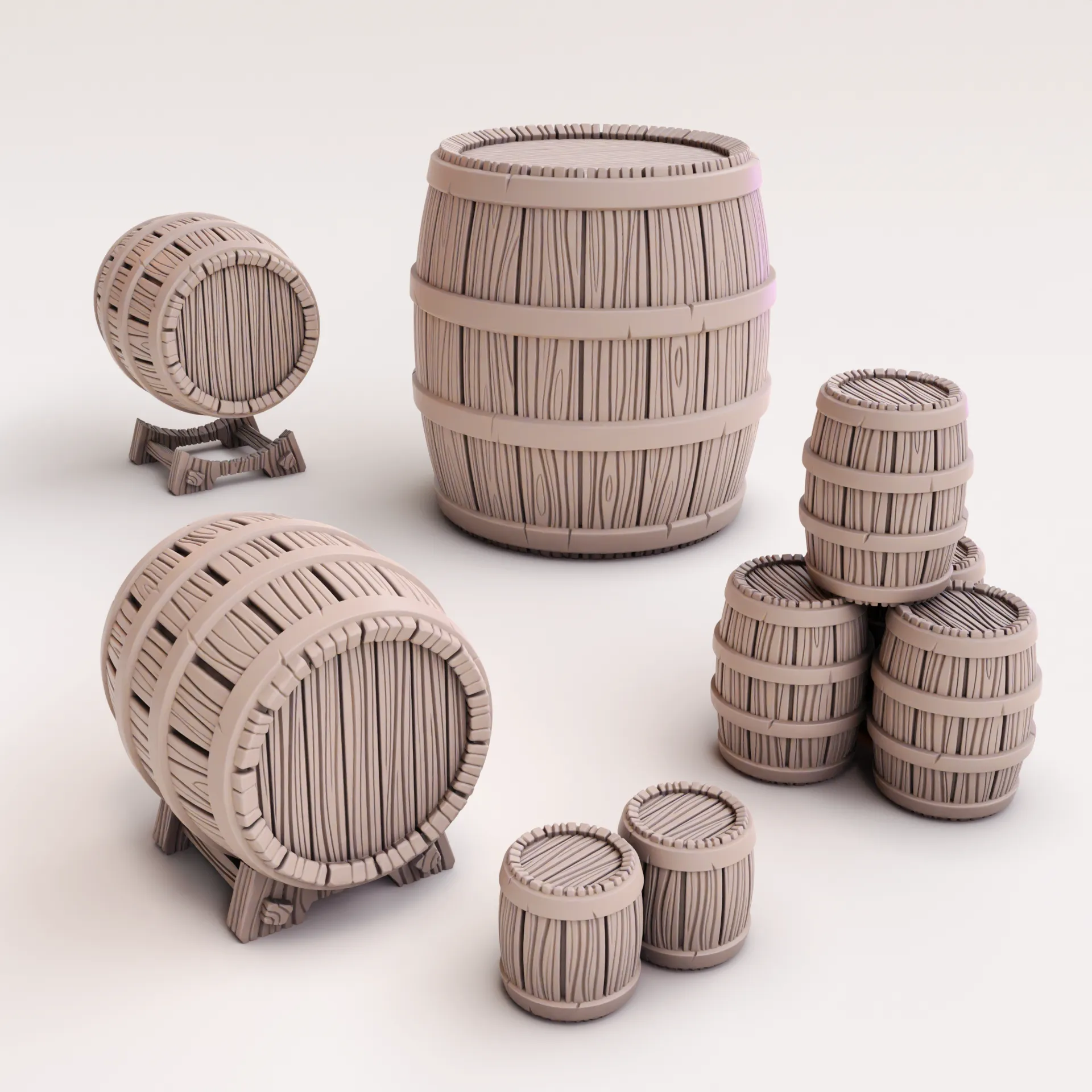 Barrel Selection | Tabletop Scatter Greebles