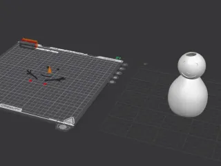 Shining snowman