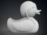 Cute Wednesday Addams Rubber Duck-7