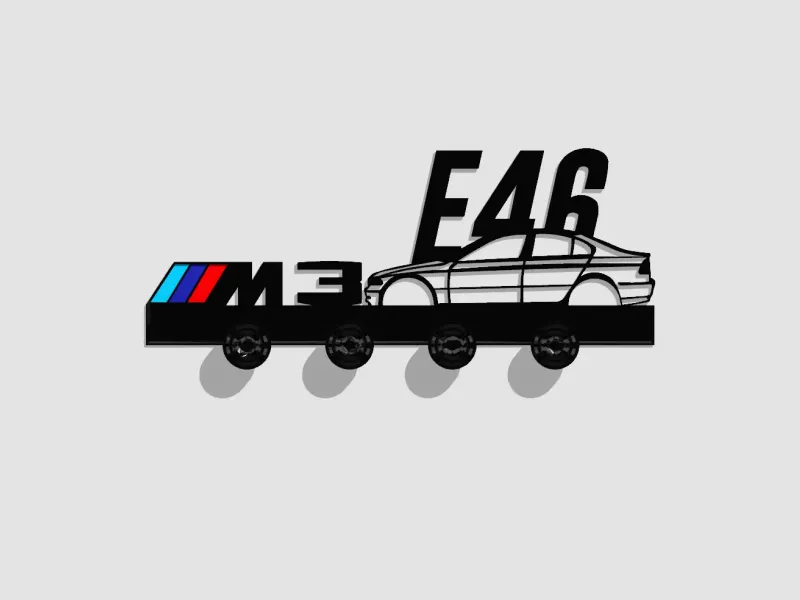 Porte-clés BMW M3 E46