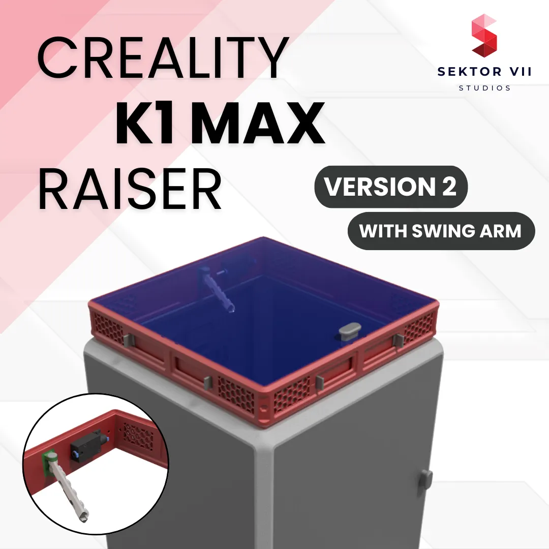 K1 MAX RAISER / DECKEL / TOP COVER / UPGRADE (VERSION 2)