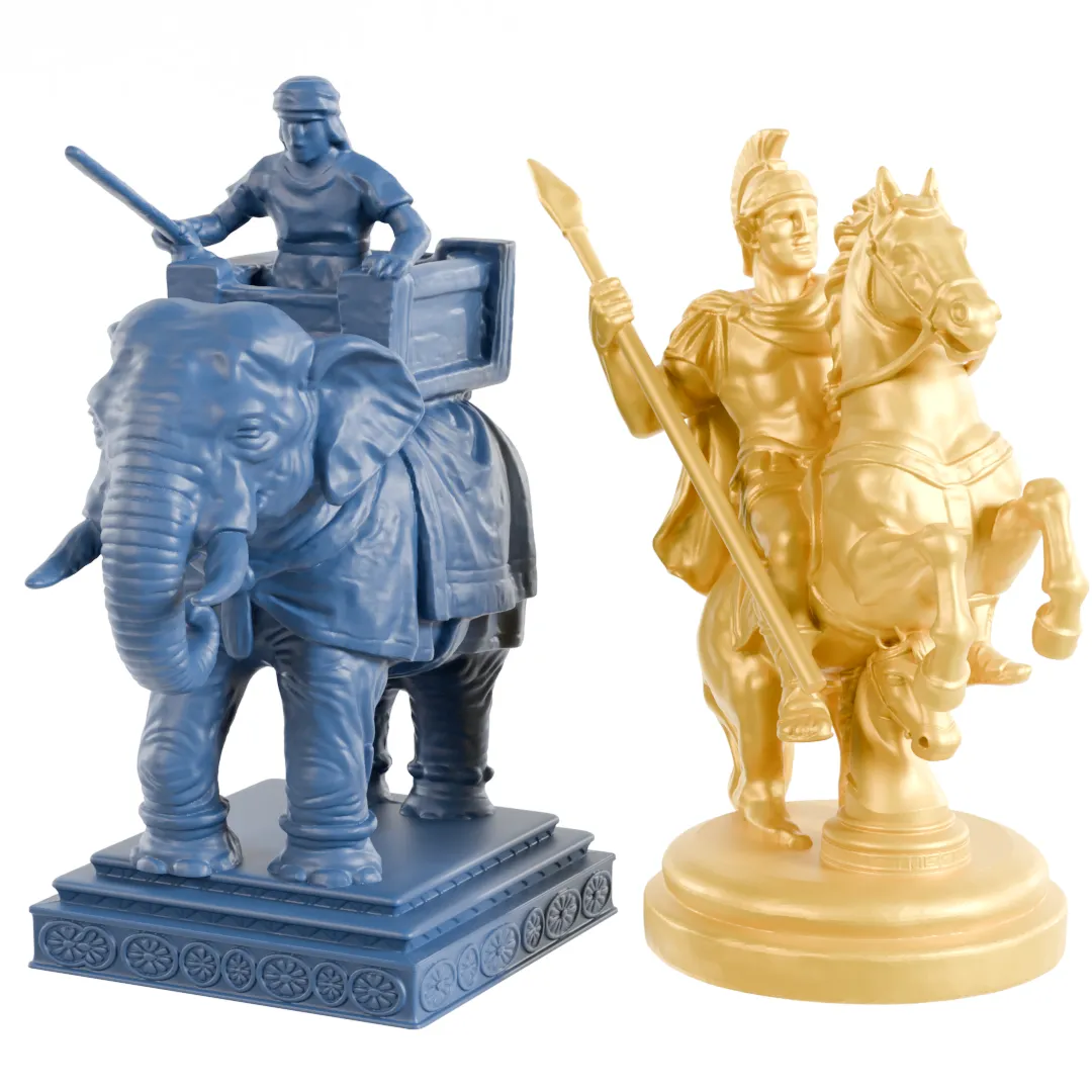 Roman vs Carthage, Historical Chess Set, 3D Printable STL-5