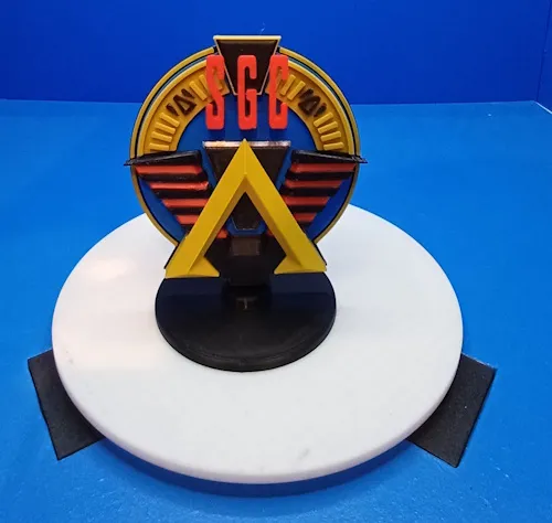 dessous de verre en relief Stargate SGC-0