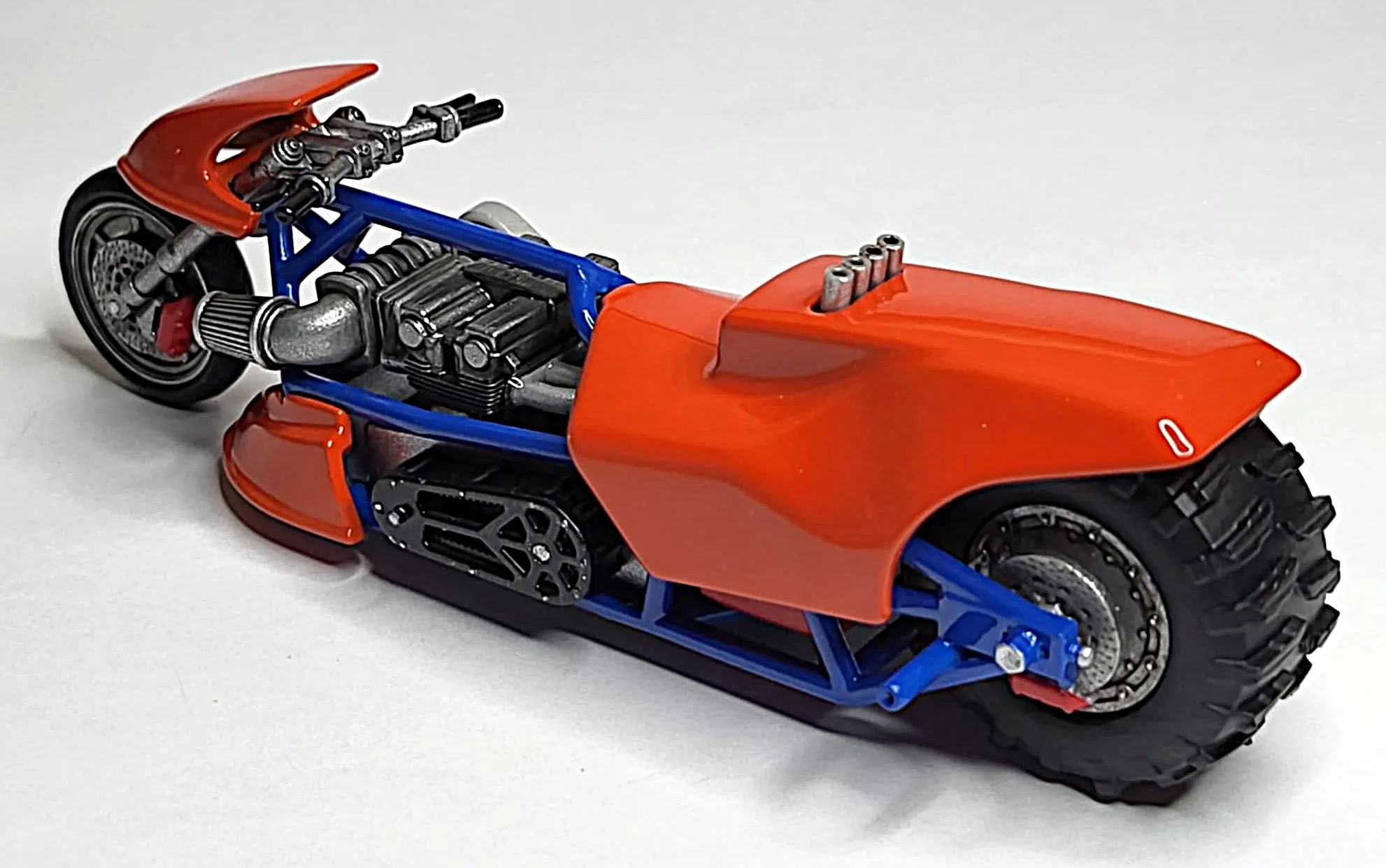 Top fuel Dirt dragster motorcycle Scale 1:25-2