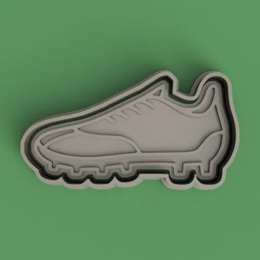 cortante + estampa de botin / soccer boot cutter + stamp