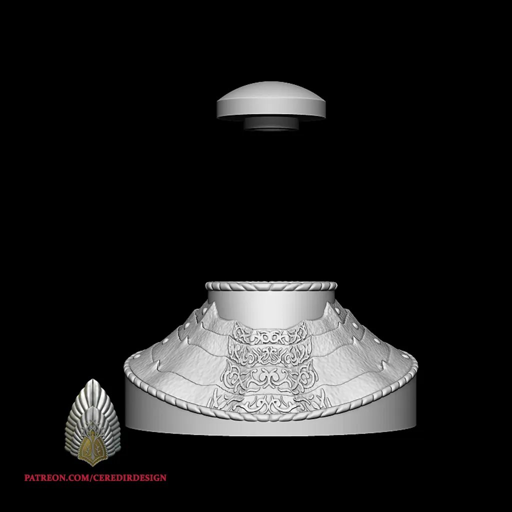 Sauron Helmet Stand lord of the rings 3D DIGITAL DOWNLOAD