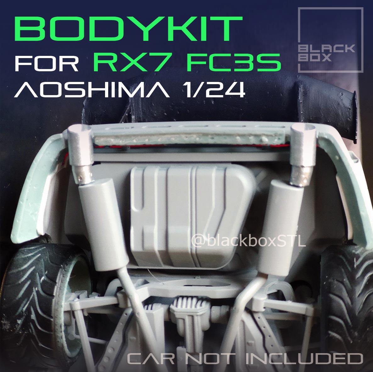 BODYKIT For RX7 FC3 Aoshima 1-24th modelkit
