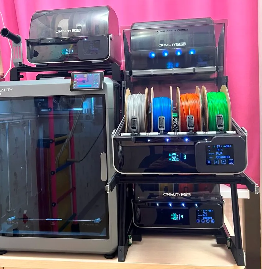 soporte de 3 CFS con raíles deslizantes (no giratorios)