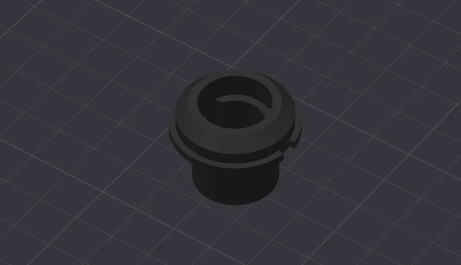 Kawasaki KQR lock cylinder mount for luggage