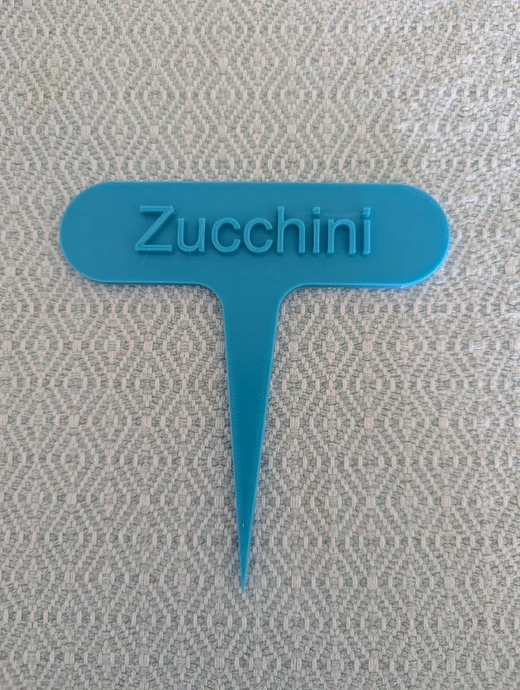 Zucchini Plant Marker / Stack / Stick