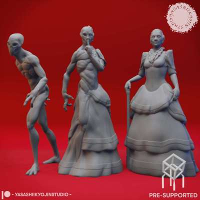 Doppelganger Transformation - Miniatures (Pre-Supported) 3d model