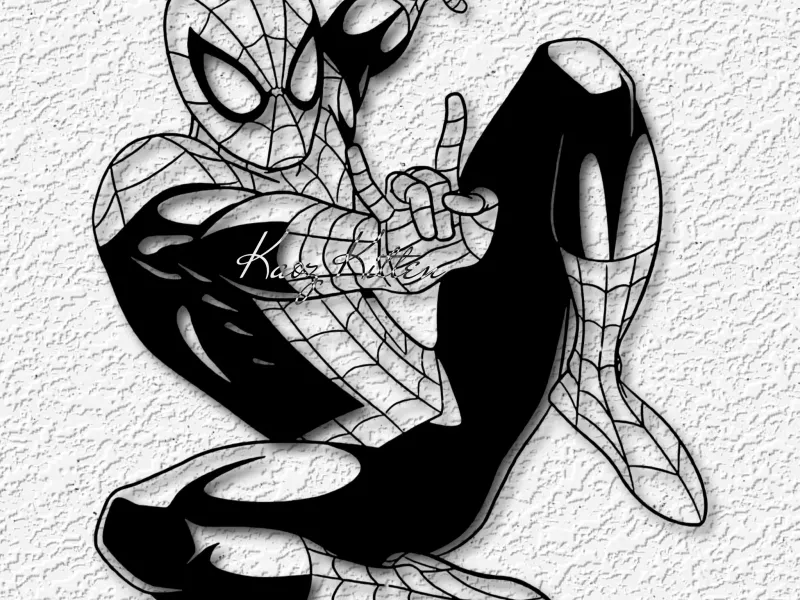 Spiderman wall art Spidey home decor