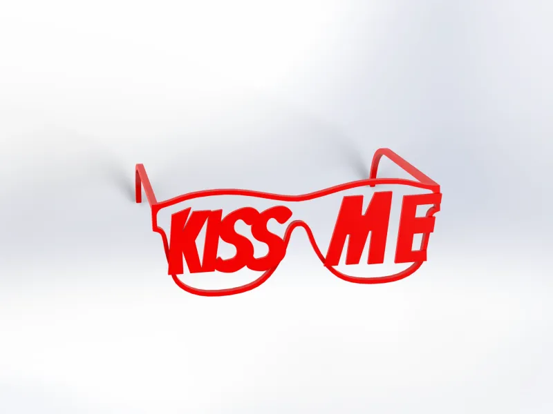 Kiss Me (Party Glasses)