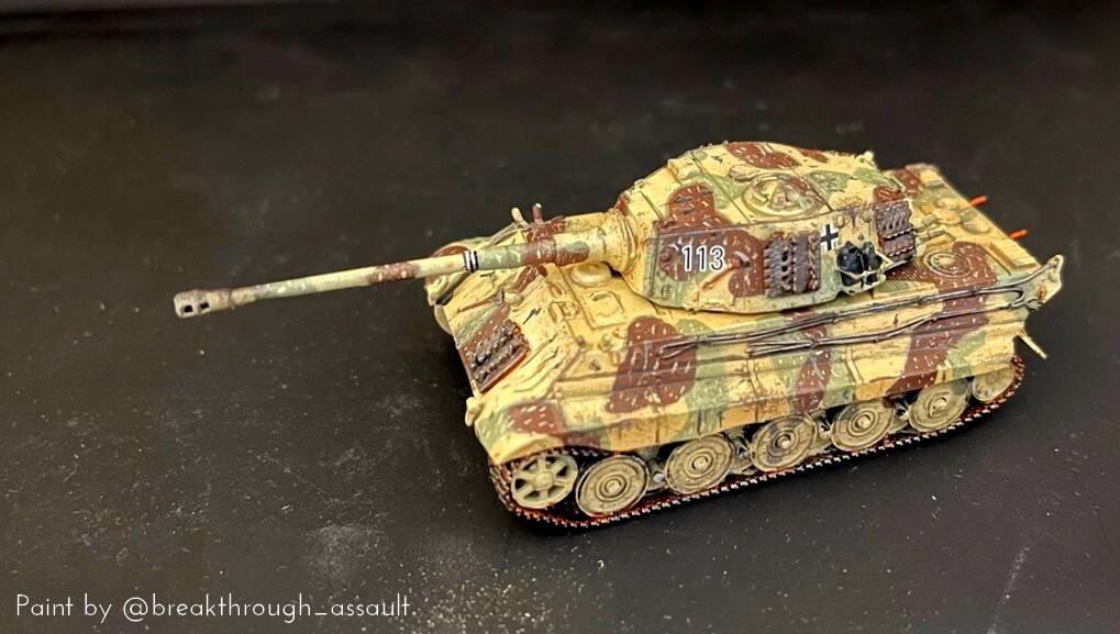 Panzer VI Tiger II - WW2 German Flames of War Bolt Action