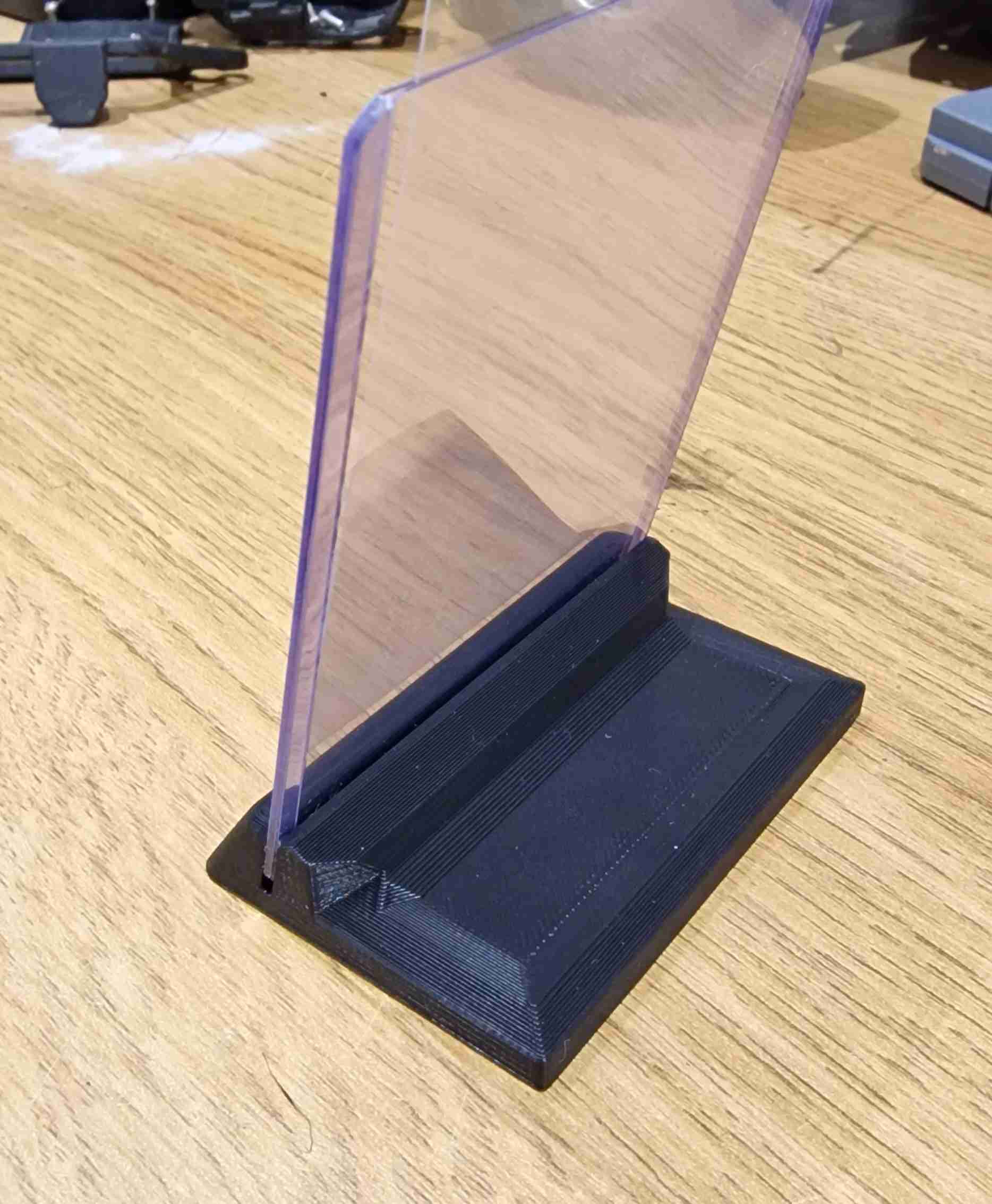 Trading card stand 3D models download Creality Cloud