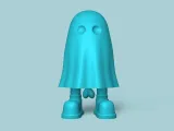 Funny Balls Out Ghost Halloween - Creative Decor Keychain-0