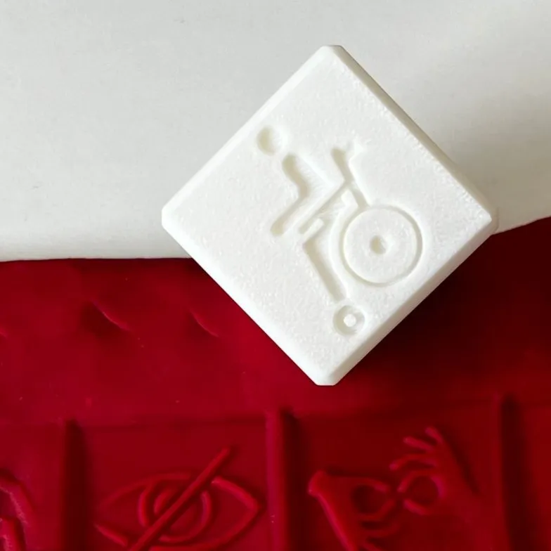 Play trays and cube for sensory play - physically Impaired