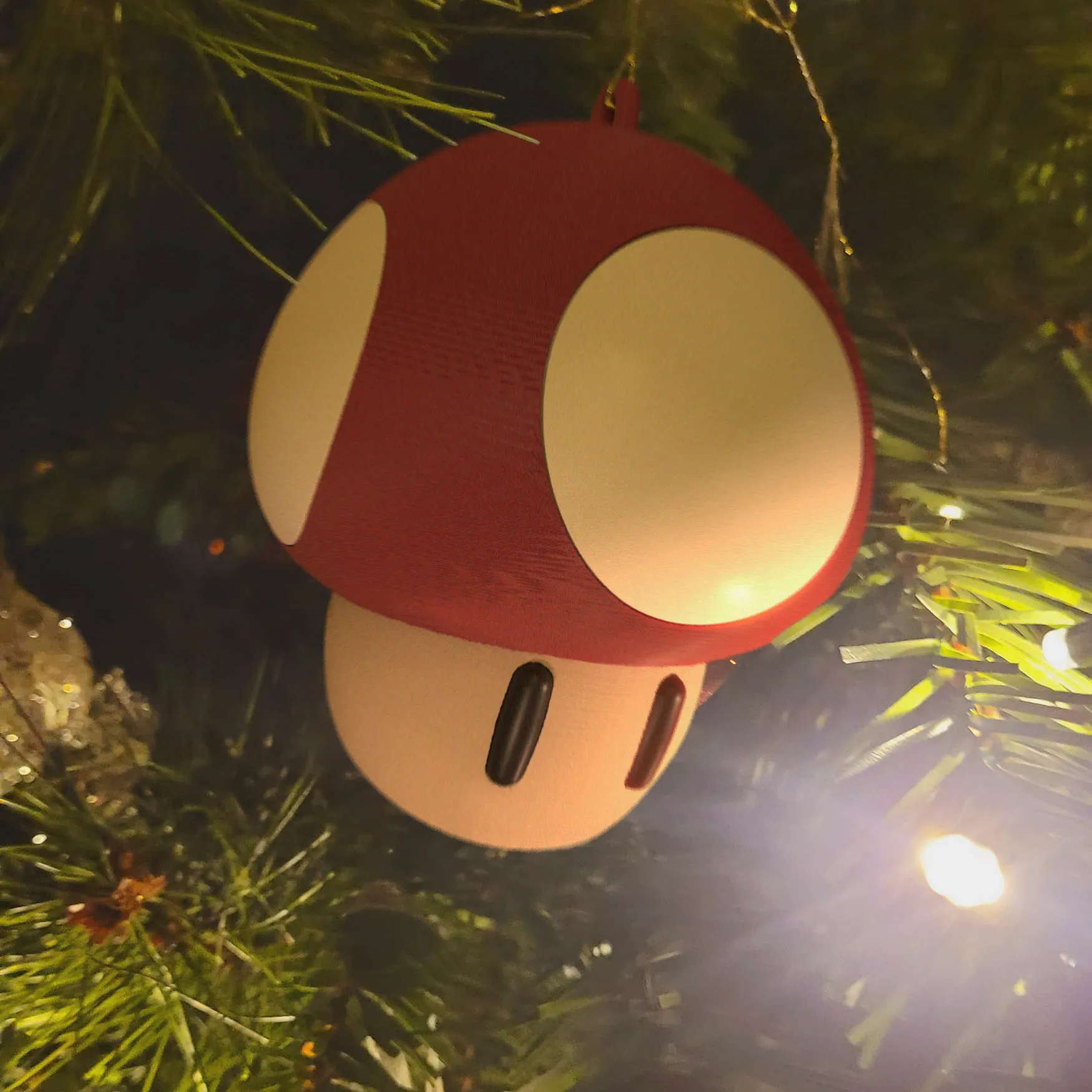 Nintendo-themed Christmas tree decoration