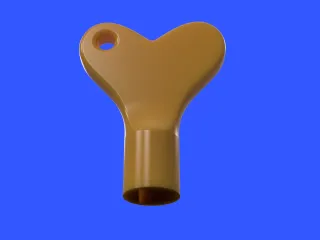 Key for Yellow Trash Bins (Triangular / 3-Sided)