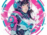 D Va - Overwatch Hueforge-0