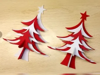 Albero Natale a parete