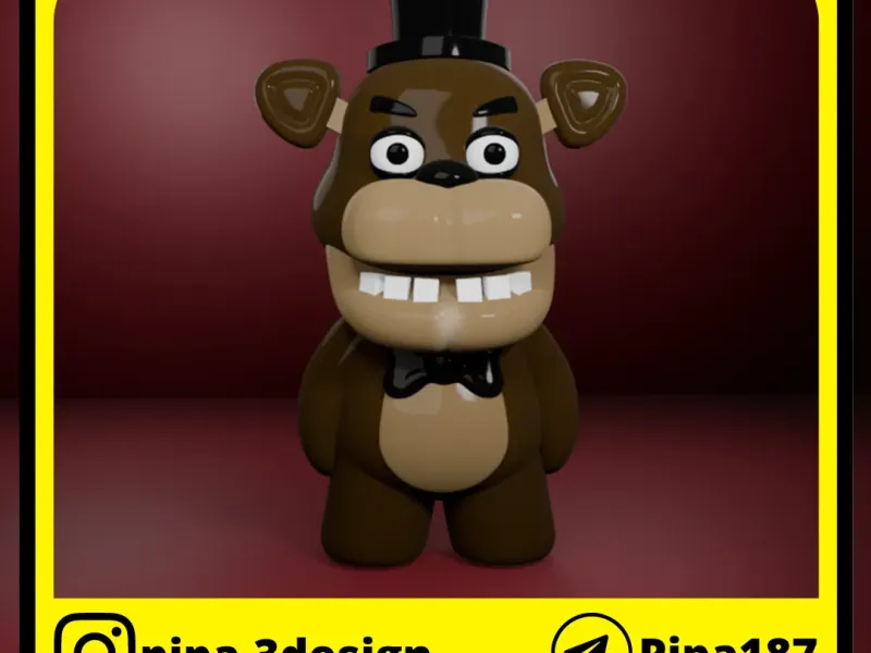 FREDDY FNAF KEYCHAIN