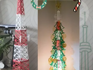 Christmas set for Telecom tower model