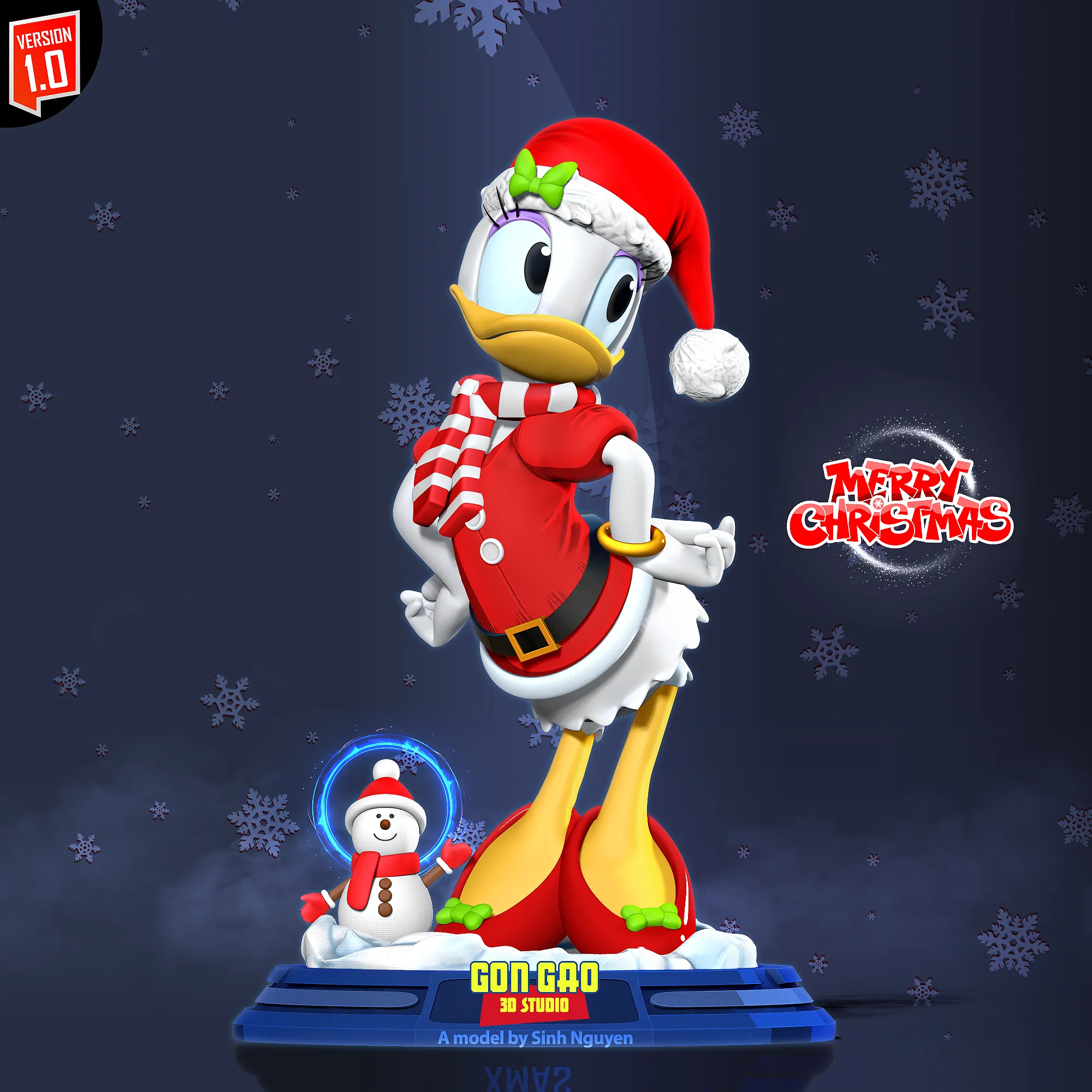 Santa Daisy Duck