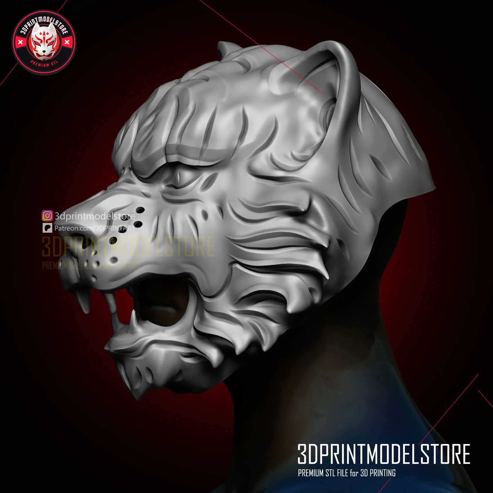 Tiger Mask - Anime - Premium STL for Cosplay