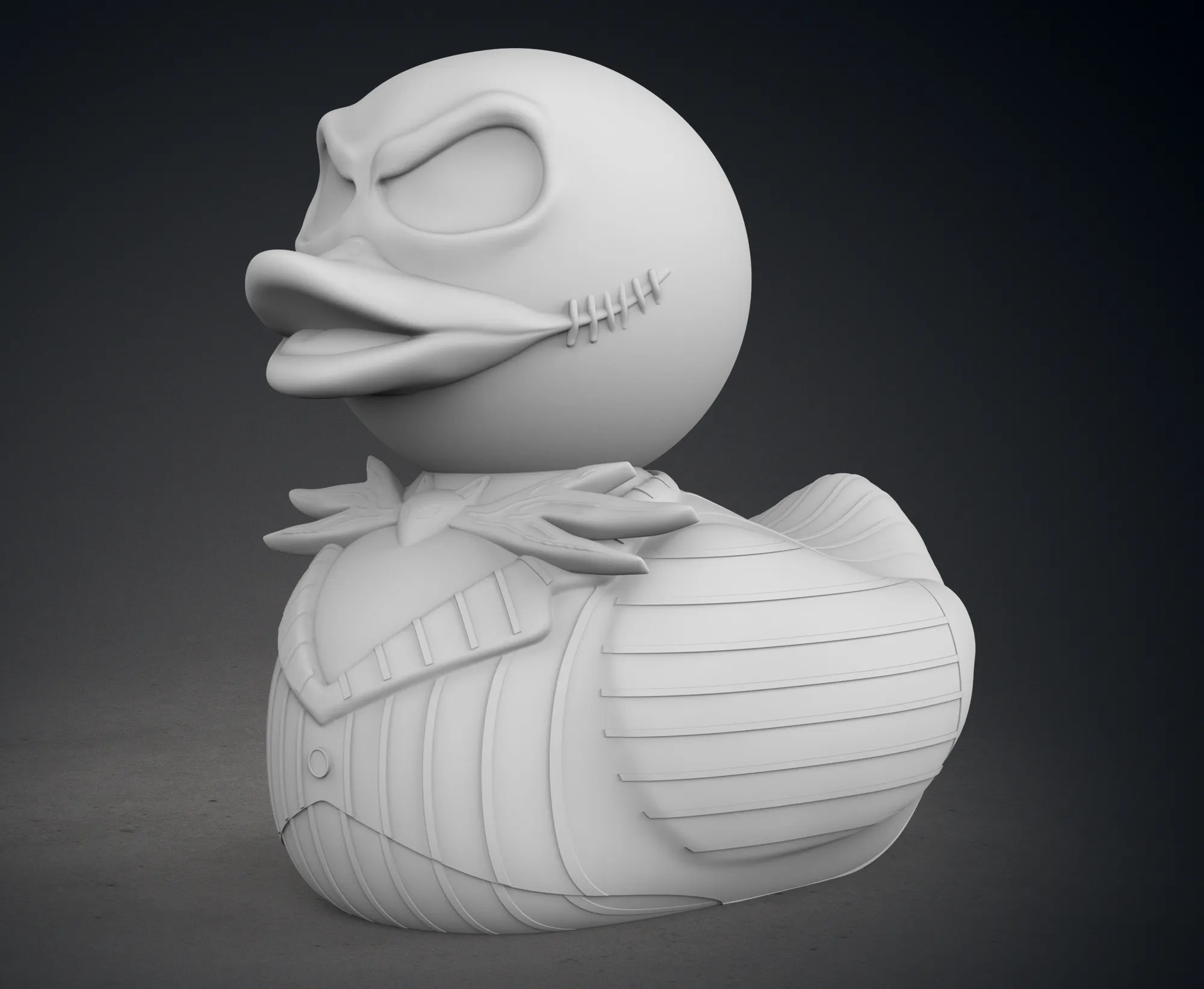 Cute Jack Skellington Rubber Duck