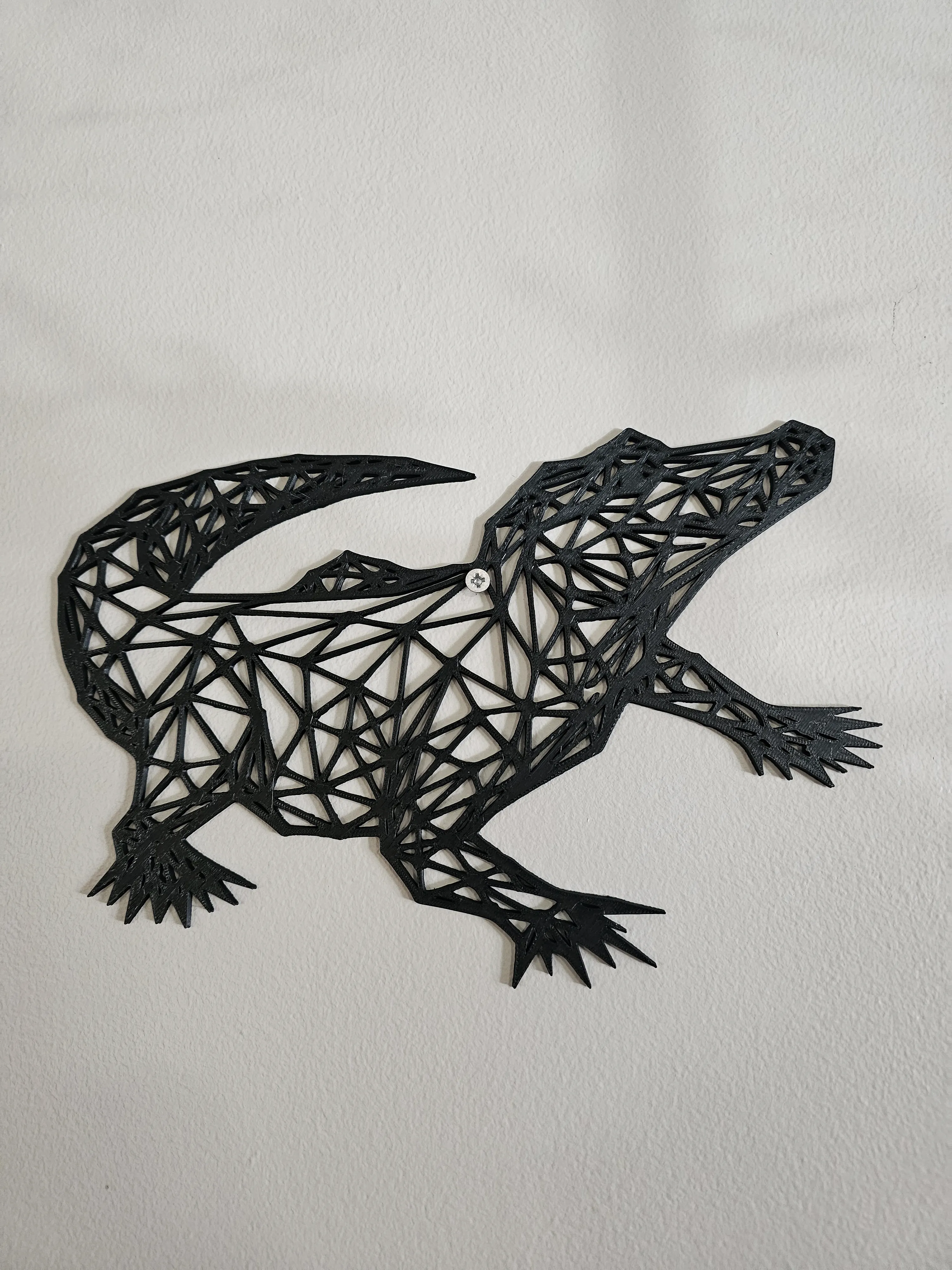 Crocodile - Geometric Wall Hanger