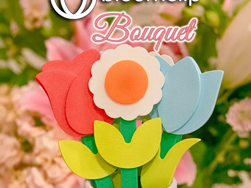 BloomClip Bouquet – Collection de pinces à sacs décoratives florales