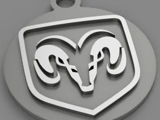 Ram Keychain 3D Model