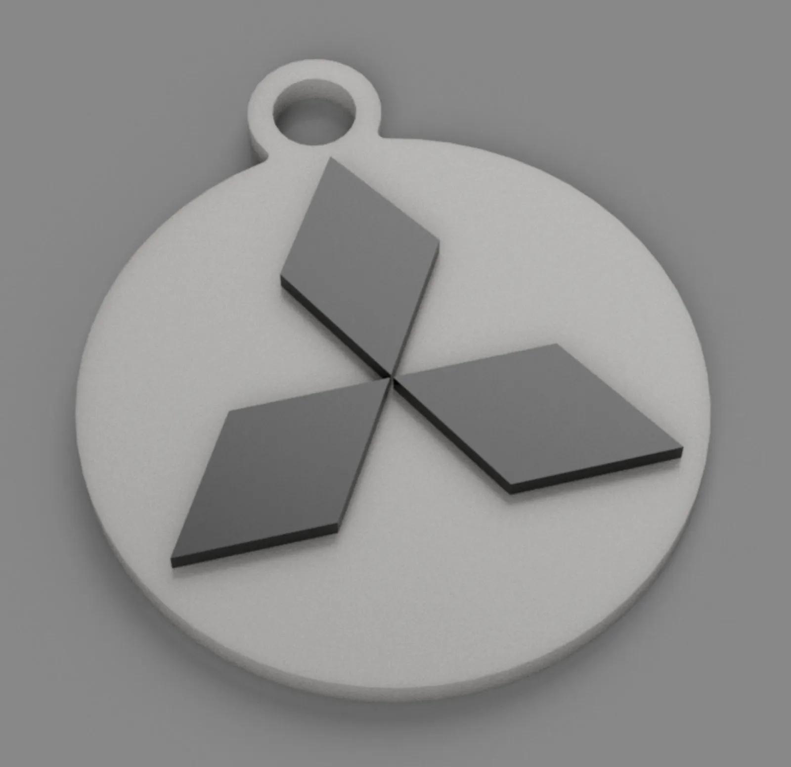 Mitsubishi Keychain 3D Model