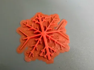 Snowflake ornament or decoration
