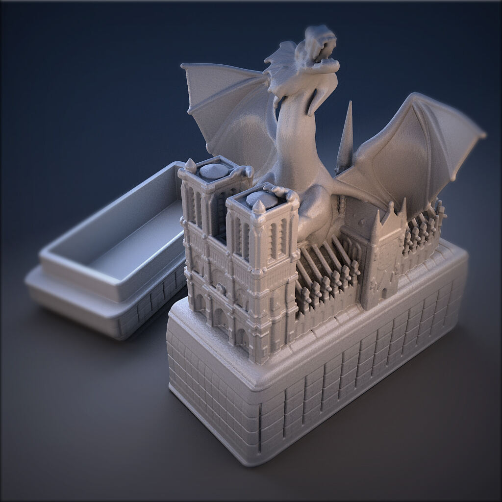 Notre-Dame and the dragon box