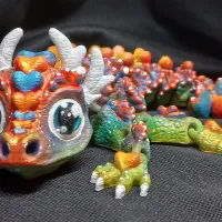 Love-ly Tiny Dragon, Articulated-1