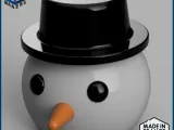 Snowman cake box (cakes not included)-8