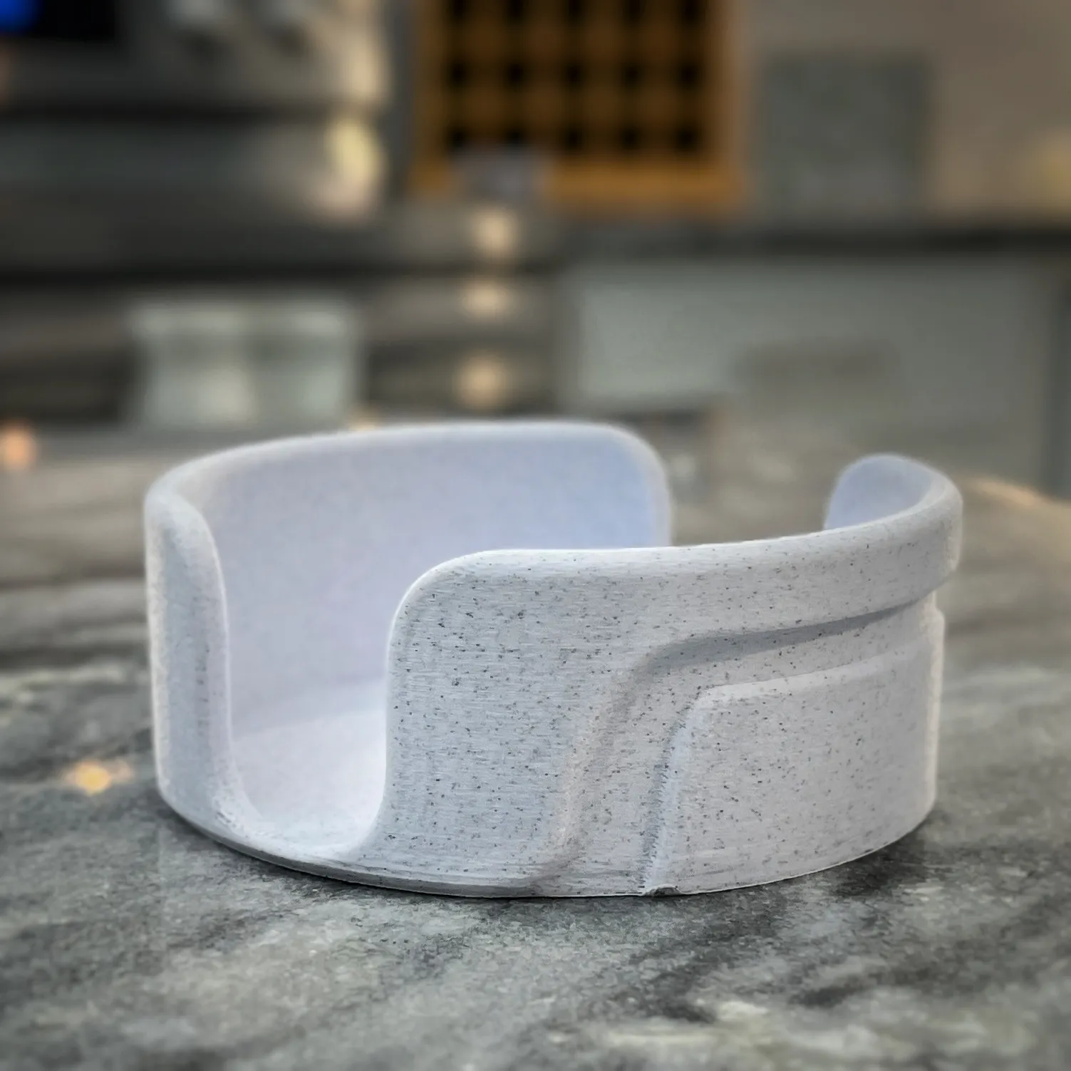Unique Infill Coaster Set with Custom Holder