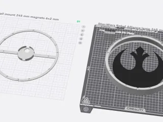 Star Wars Rebel Alliance lamp