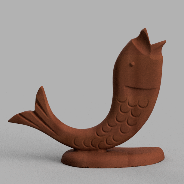 Wood fish pen holder | 3D models download | Creality Cloud