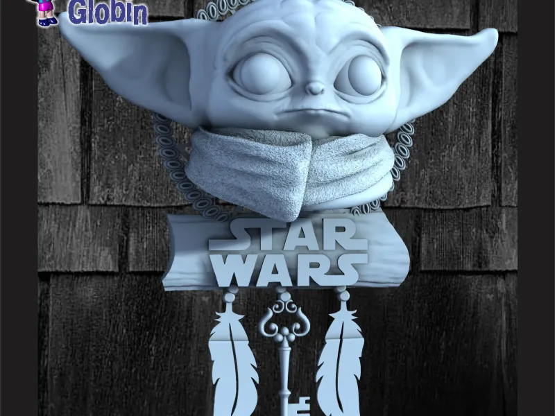 Dream Catcher GROGU BABY YODA - STAR WARS - Atrapasueños