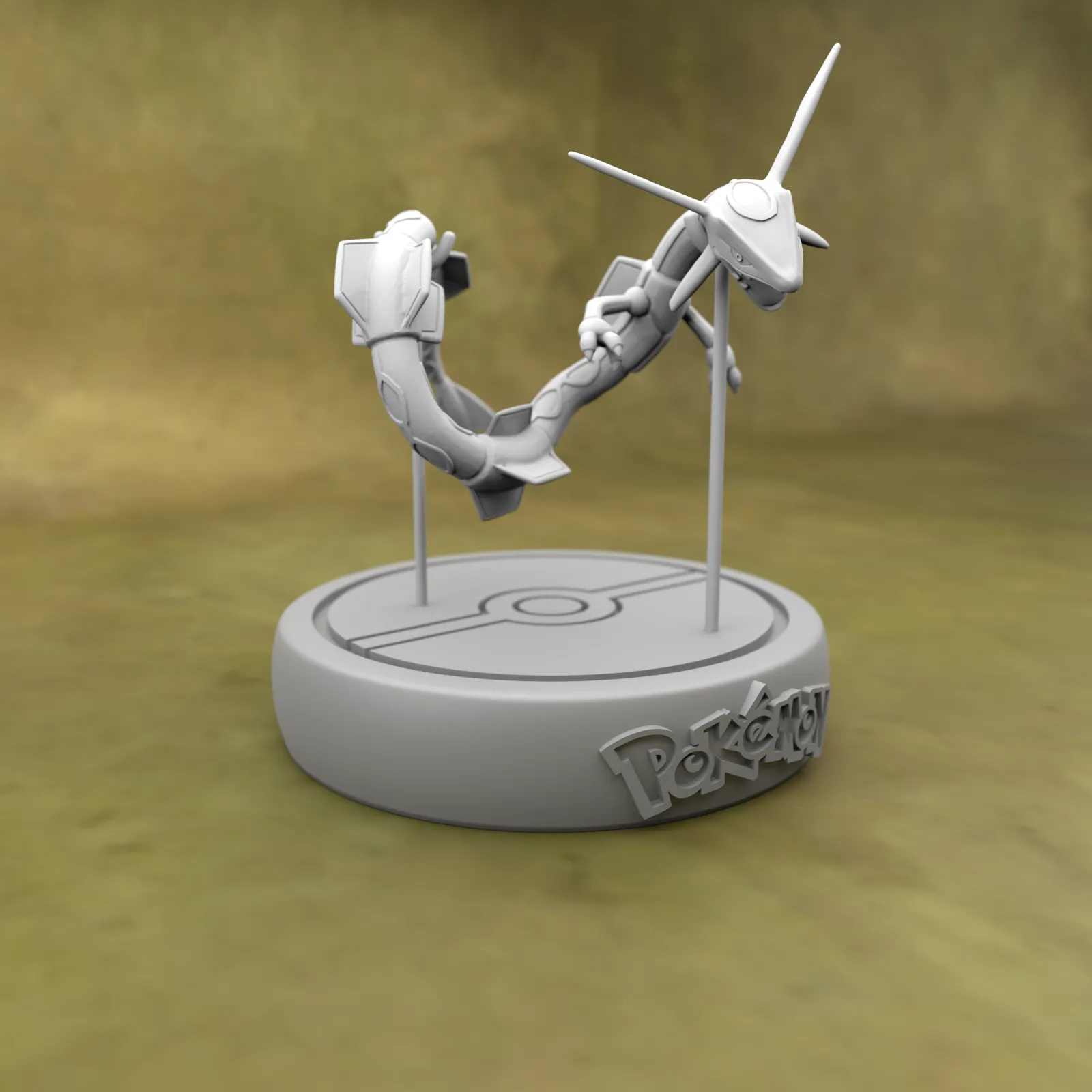 Rayquaza - (Pokémon) - STL - Impression 3D